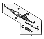 2304600800 - Steering: Steering Gear for Mercedes-Benz Image