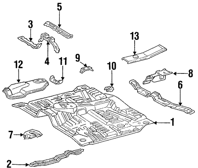 5745234020 - : Front Cross-Member for Toyota Image
