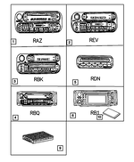 5064042AD - Instrument Panel and Radios and Consoles: Am/fm With Cd And Cassette Radio for Mopar Image