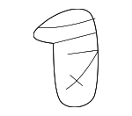 7685310010 - Body: Spoiler Retainer for Toyota: Corolla, Matrix Image