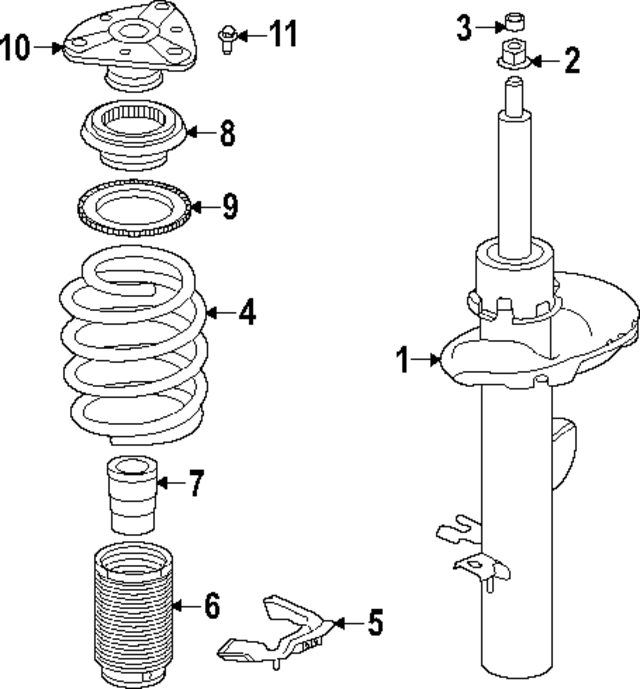 80004960 - : Strut for Volvo: EX30 Image