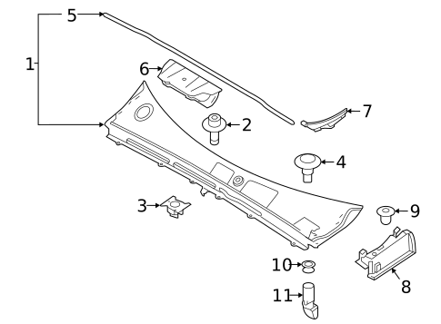 Cowl for 2019 Volvo XC40 #0