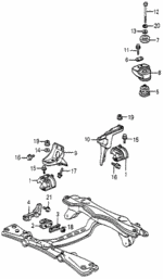 50816SA5000 - Body/Air Conditioning: PLATE, WIND STOPPER for Honda Image