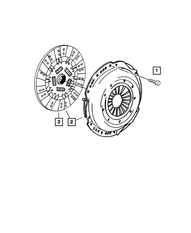 52107611AD - Clutch: Clutch Disc for Mopar Image