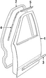 6800470C70 - Body: Door Shell for Suzuki Image