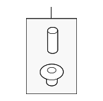 861552H100 - Engine: Air Duct Retainer for Kia: Carnival, Forte, Forte Koup, Forte5, K4, K900, Niro, Niro EV, Optima, Rio, Rio5, Sedona, Sorento, Sportage, Stinger Image