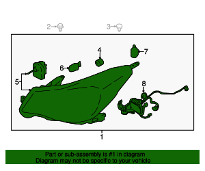 84002SG273 - 2017-2018 Subaru Forester - Composite Assembly | OEM