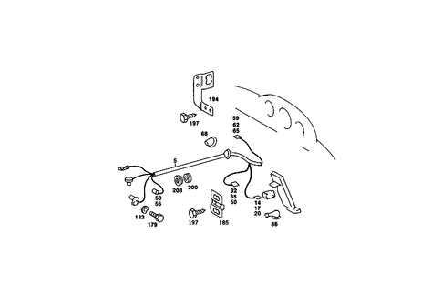 Electrical Parts Used for Transmission for 1984 Mercedes-Benz 380SL #1