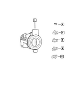 68683355AA - : Door Lock Assembly Cylinder for Mopar Image