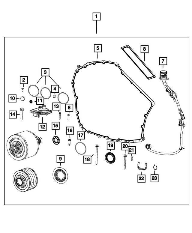 68729719AB - Si-EVT; Hybrid Automatic Transmission: Auto Transmission Rebuild Kit for Mopar Image
