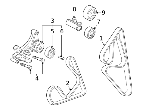 Belts & Pulleys for 1999 Buick Park Avenue #0