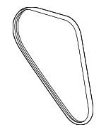 23979AA040 - Cooling System: Serpentine Belt for Subaru Image