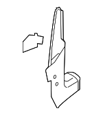 4248672716PS - Body: Cowl Kick Panel for Audi Image