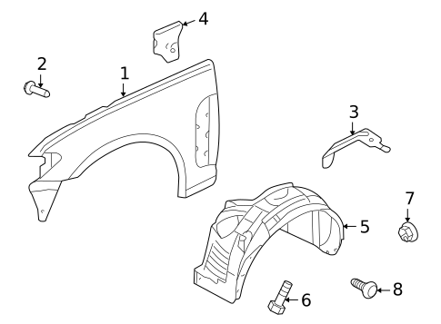 Fender & Components for 2013 Jaguar XFR #0