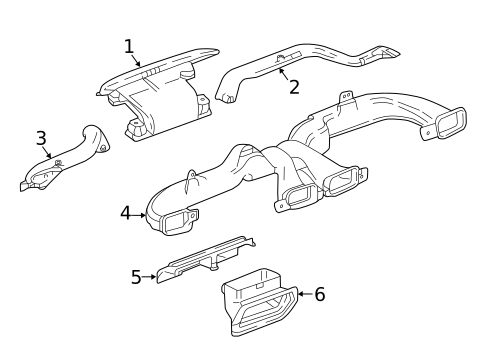 Ducts for 2018 GMC Terrain #1