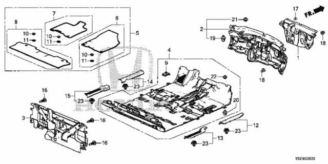 Floor Mat for 2019 Honda Ridgeline #0