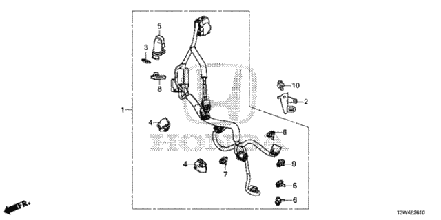Motor Sensor Wire Harness (1) for 2014 Honda Accord #0