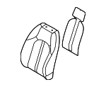 88350L1860 - Body: Seat Back Pad for Hyundai Image