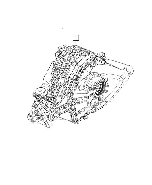 68041031AA - Rear Wheel Drive; Differential and Drive Line: Rear Axle Differential for Mopar Image image