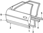 2017202505 - Body: Door Shell for Mercedes-Benz Image