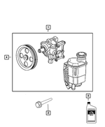 68102472AA - : Power Steering Pump for Mopar Image