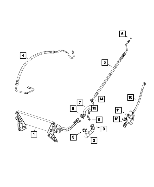 6506848AA - Steering: Heater Hose Clamp for Mopar Image