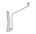 4D0831727A - Body: Seal Strip for Audi Image