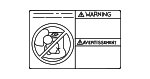 98281AG02A - Body: Air Bag Label for Subaru Image