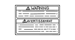 42048AE01A - Body: Caution Label for Subaru Image