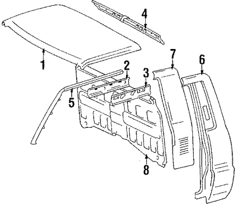 Cab Assembly for 1984 Toyota Pickup #0