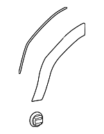 7506160370 - : Rear Molding for Toyota: Land Cruiser Image