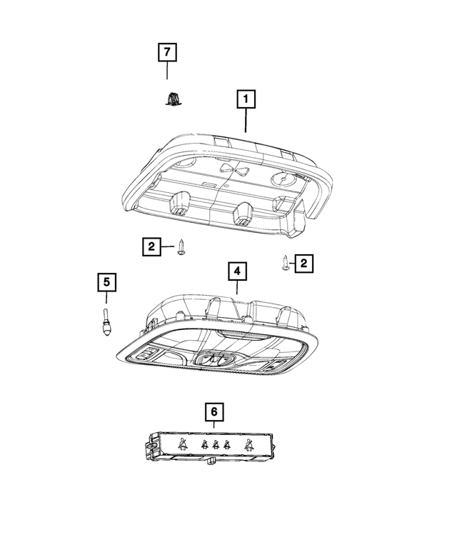 68171979AA - Interior Trim: Screw for Mopar Image