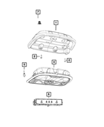68171979AA - Interior Trim: Screw for Mopar Image