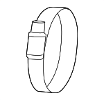 1471607200 - Engine: Air Inlet Tube Clamp for Hyundai Image
