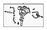 14411AA6309L - Engine: Turbocharger for Subaru Image