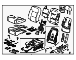 23238576 - Body: Seat Assembly for Chevrolet: Silverado 1500 | GMC: Sierra 1500 Image
