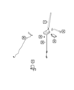 68552121AA - Electrical: Cable &amp; Base Assy Antenna for Mopar Image