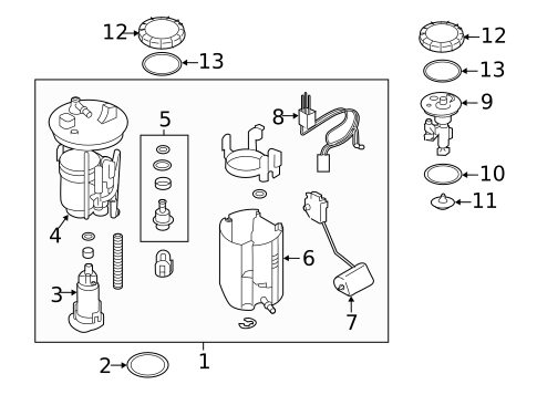 Fuel Pump for 2021 Subaru Crosstrek #0