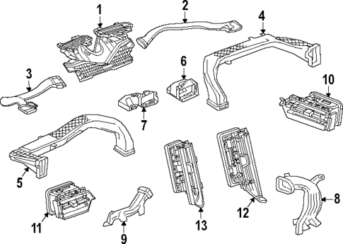 Ducts for 2025 GMC Yukon #0