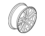 KS7Z1007E - : Wheel Assembly for Ford: Fusion, Police Responder Hybrid, SSV Plug-In Hybrid Image