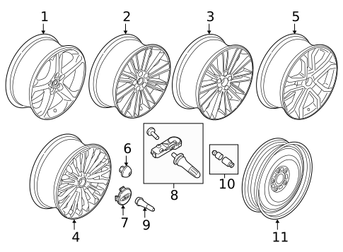 Wheel for 2018 Ford Fusion #0