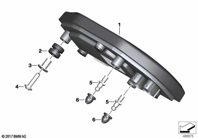 46637688792 - Instruments: Grommet -  for BMW-Motorrad Image