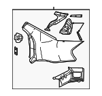 5018844AC - : Quarter Panel for Chrysler: Sebring | Dodge: Stratus Image