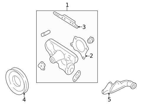 Water Pump for 1999 Mazda Miata #0