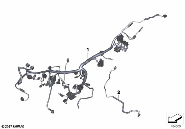 61111541008 - : Main Wiring Harness for BMW-Motorrad Image