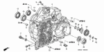 21101RG0A00 - Transmission - Automatic: PLATE, BEARING SETTING for Honda Image