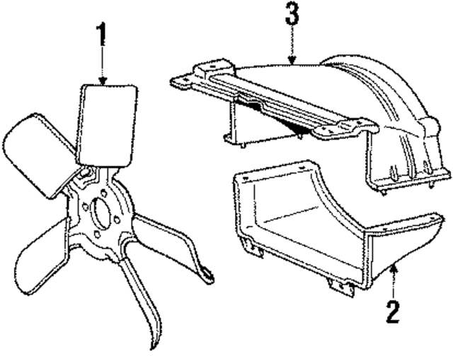 467895 - Cooling System: Fan Blade for GM Image