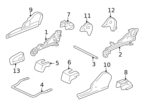 Tracks & Components for 2000 Toyota Tundra #2