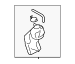 45150CC000 - Cooling System: Expansion Tank for Subaru Image