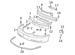 11570498 - Body: Bumper Cover Bolt for GM Image